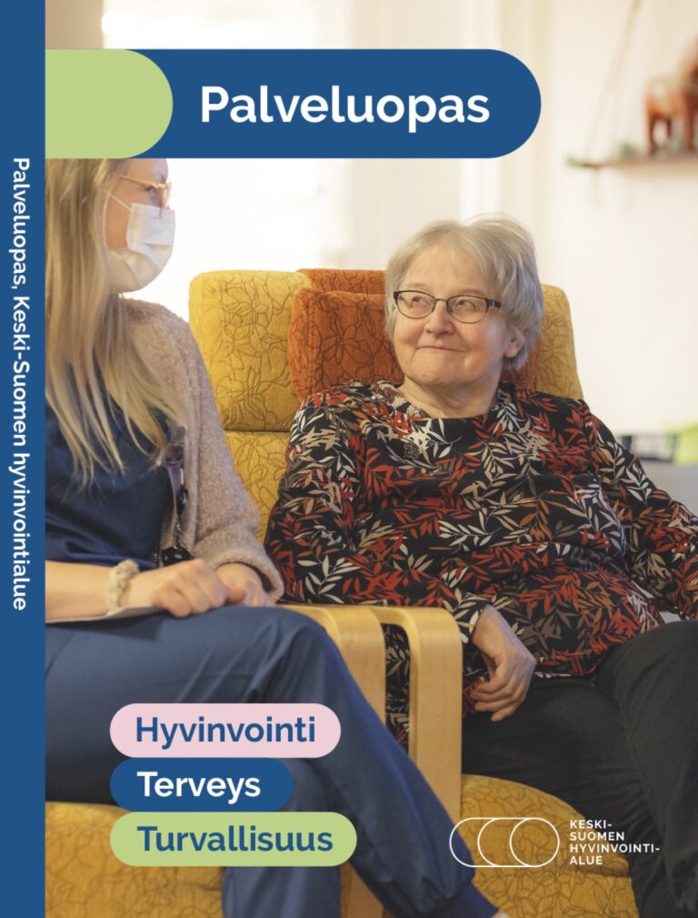 Hyvinvointialueen palveluoppaan kannen kuva